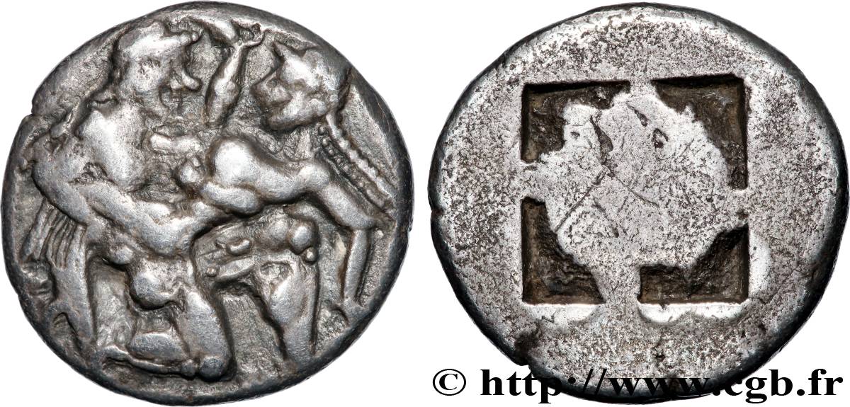 THRACE - ÎLES DE THRACE - THASOS Statère TTB+