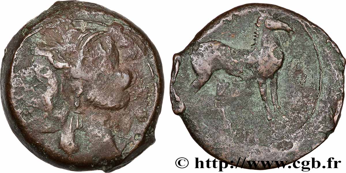 ZEUGITANE - CARTHAGE Shekel ou unité TB+