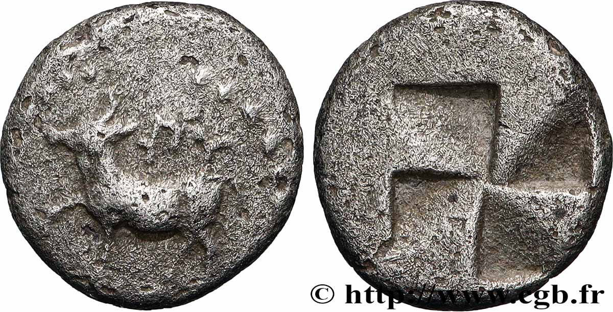 THRACIA - BYZANTION 1/4 de drachme ou 1/4 de sicle VF