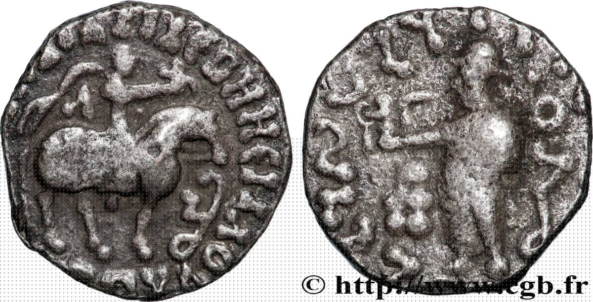 SCYTHIA - INDO-SCYTHIAN KINGDOM - AZES Drachme bilingue VF