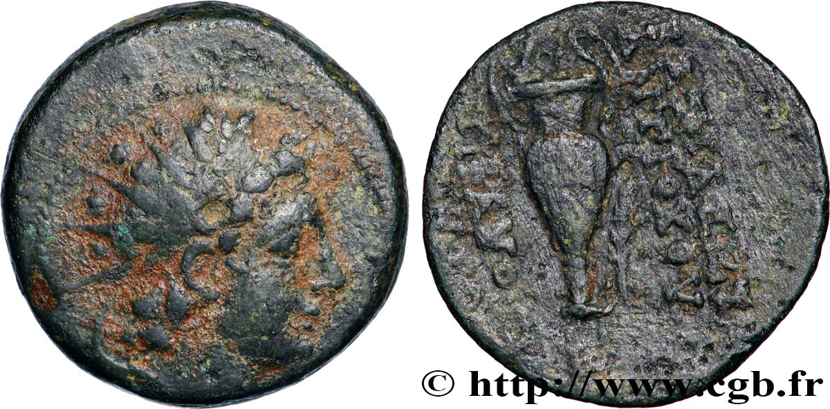 SYRIA - SELEUKID KINGDOM - ANTIOCHOS VI DIONYSOS Dichalque VF