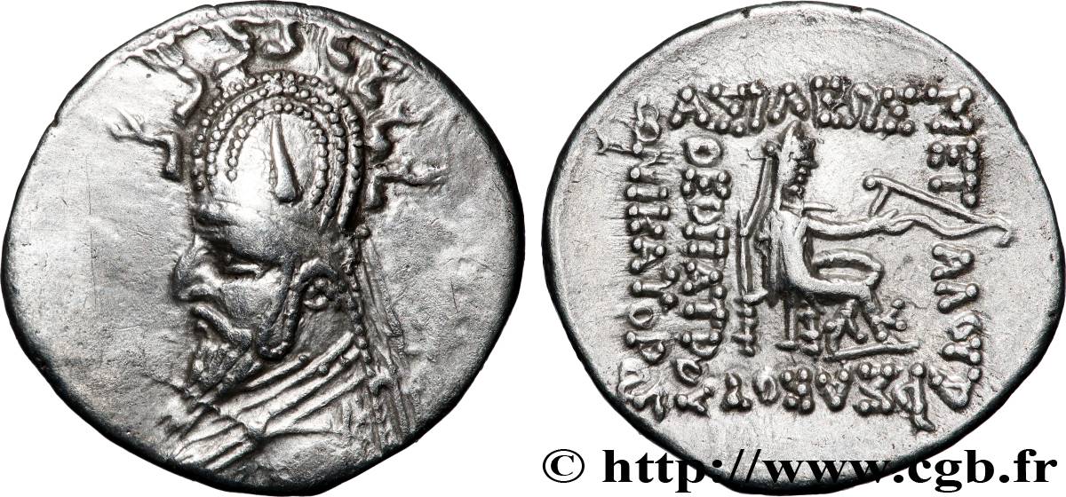 PARTHIA - PARTHIAN KINGDOM - SINATRUCES Drachme AU