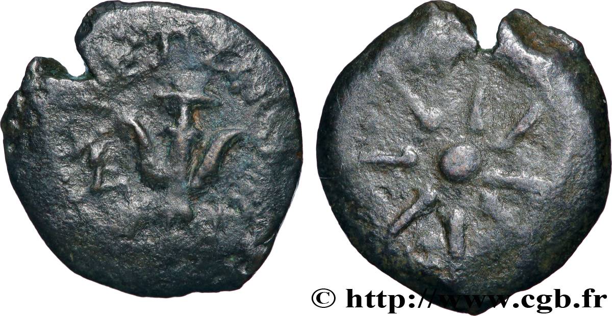 JUDAEA - KINGDOM OF HASMOAEAN - ALEXANDER JANNAEUS Prutah VF