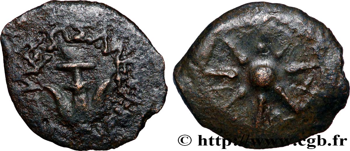 IUDAEA - HASMOAEAN KÖNIGREICH - ALEXANDER JANNAEUS  Prutah fSS