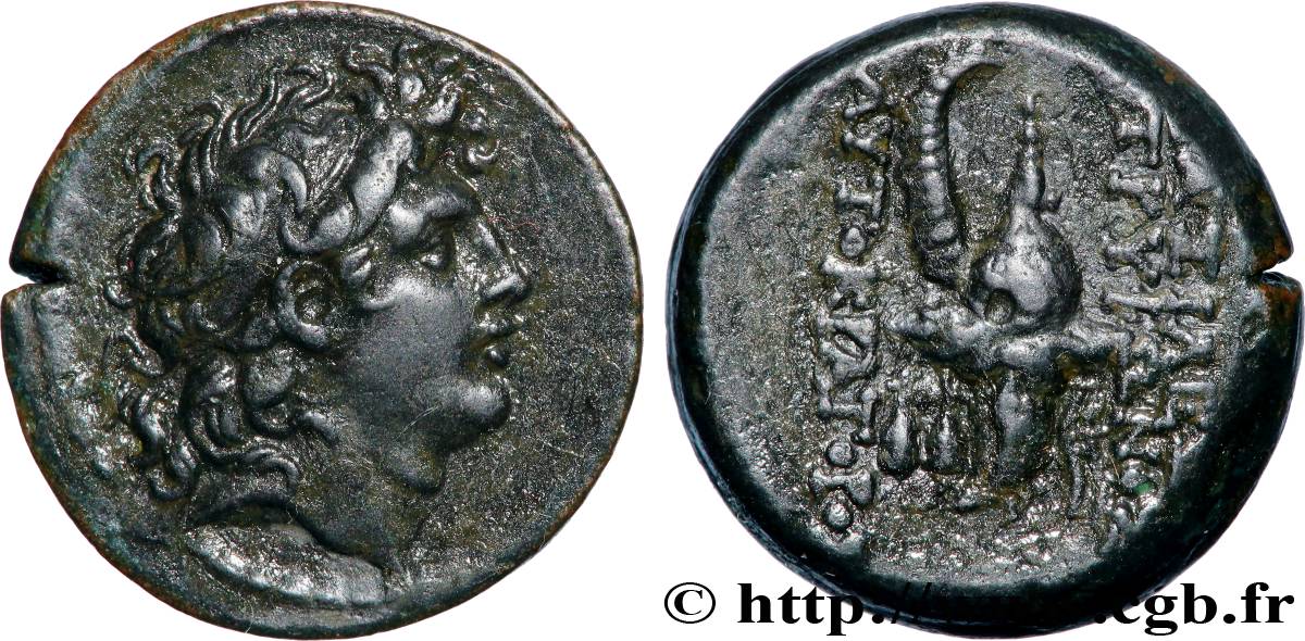 SYRIA - SELEUKID KINGDOM - TRYPHON Chalque AU/XF