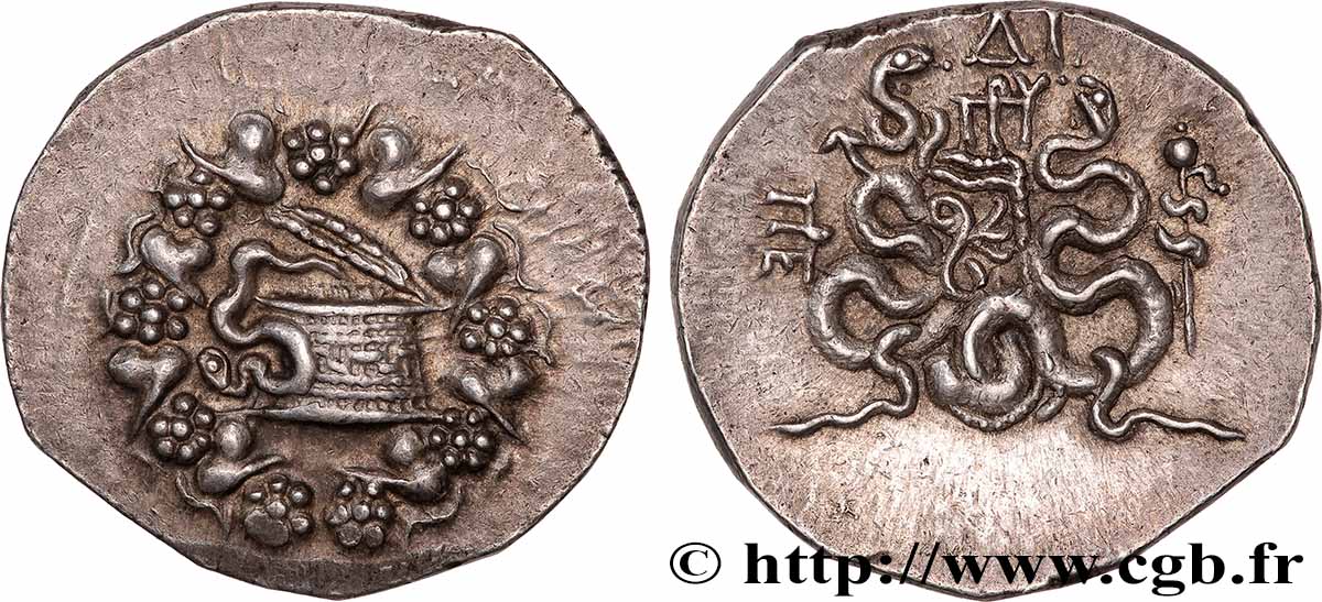 MYSIA - PERGAMON Cistophore AU