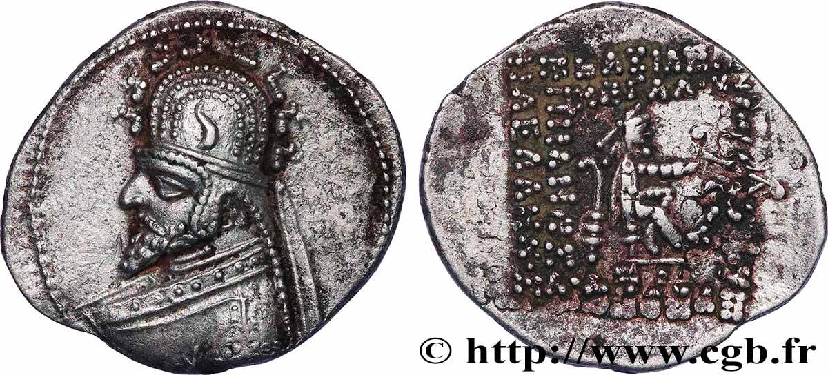 PARTIA - REGNO DE PARTIA - GOTARZES Ier Drachme q.SPL