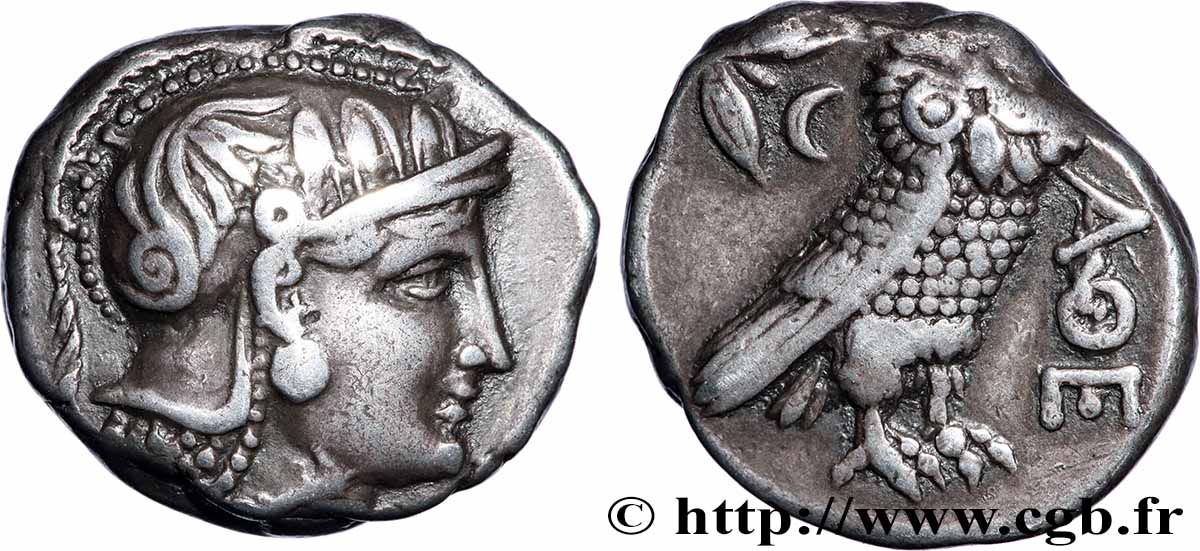 BAKTRIA - IMITATING ATHENS Tetradrachme AU