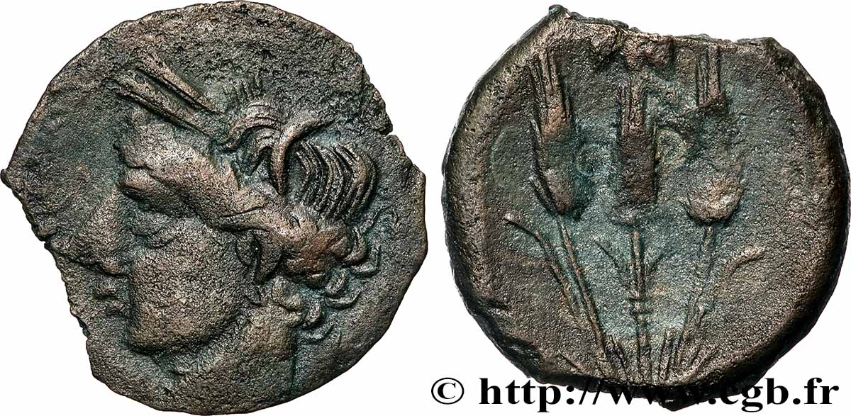 ZEUGITANIA - CARTHAGE Demi-shekel XF/VF