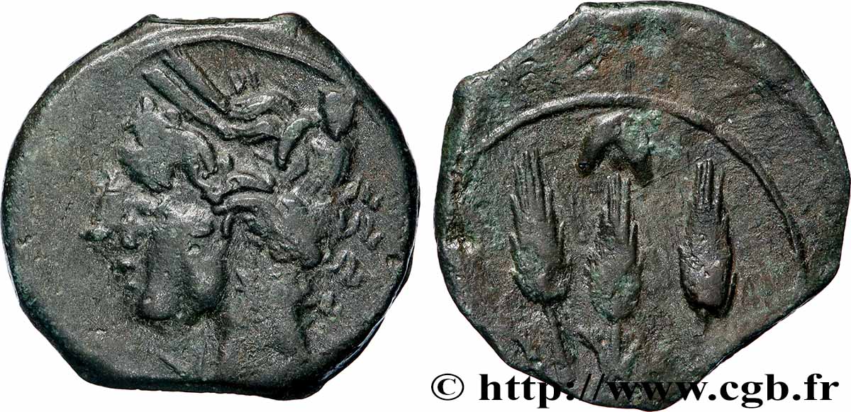 ZEUGITANIEN - KARTHAGO Demi-shekel SS/fSS