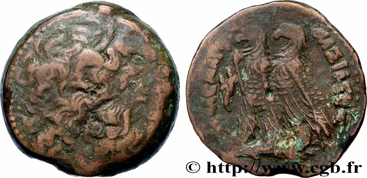 ÄGYPTEN -PTOLEMÄISCHES KÖNIGREICH ÄGYPTEN - PTOLEMAIOS VI PHILOMETOR Dichalque fSS