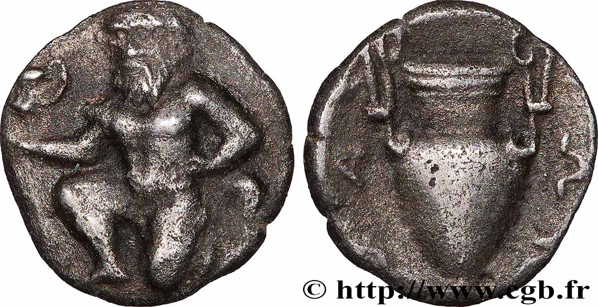 TRACIA - ISOLA DI TRACIA - THASOS Trihemiobole q.SPL