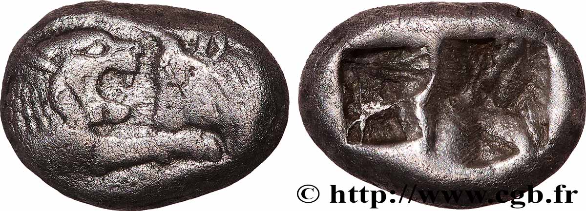 LIDIA - REINO DE LIDIA - CRESUS Sixième de statère BB
