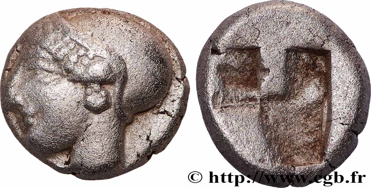 MASSALIA - MARSEILLE Trihémiobole ou 1 1/4 litra “type de Smyrne” AU