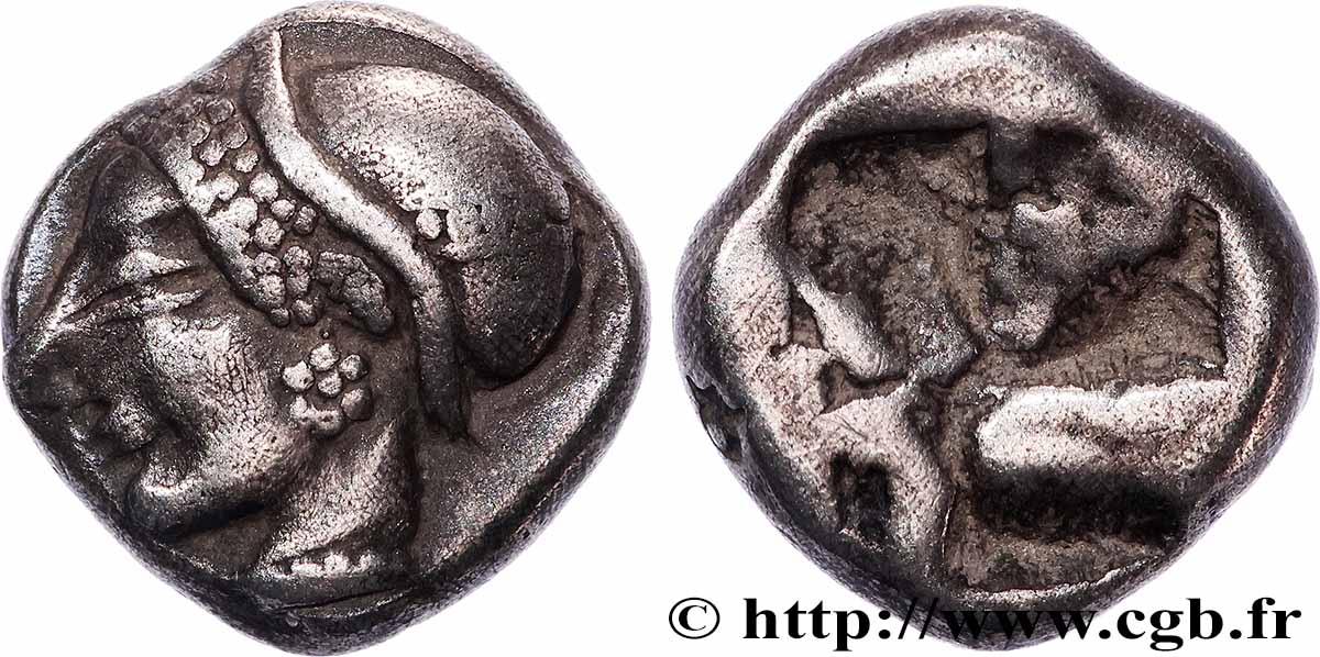 MASSALIA - MARSEILLE Trihémiobole ou 1 1/4 litra “type de Smyrne” AU
