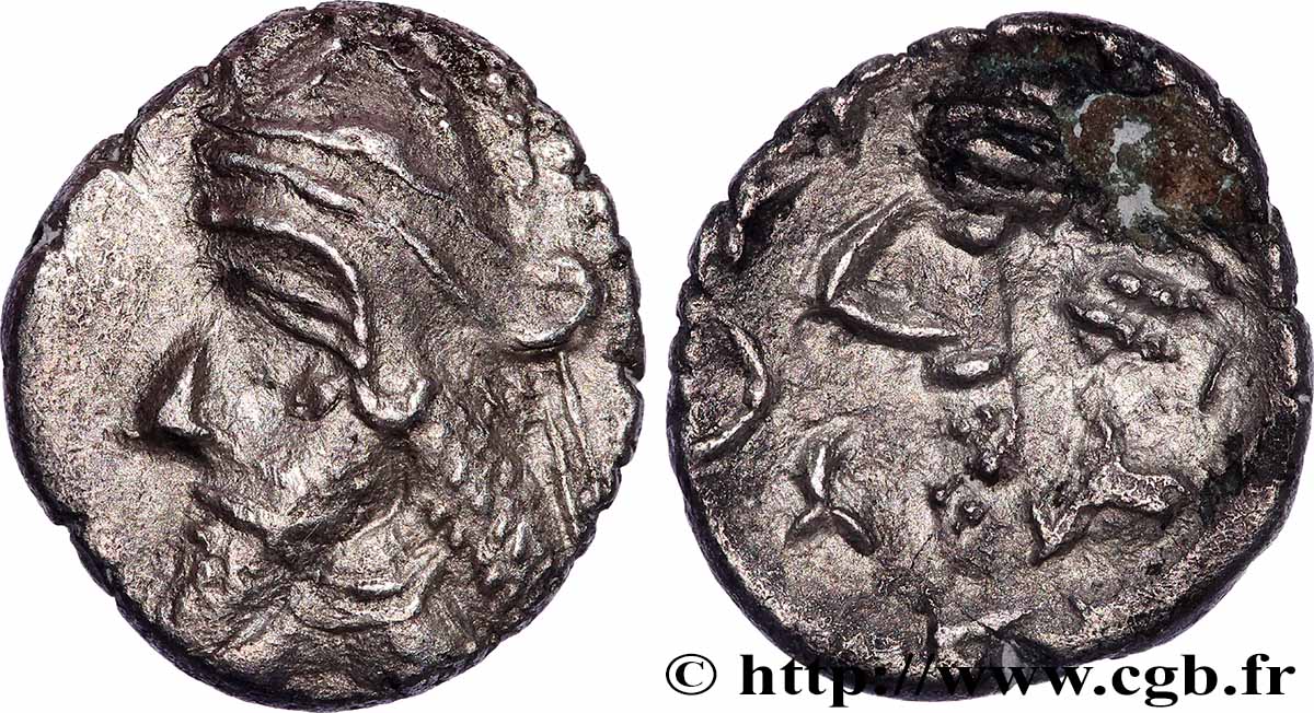 KINGDOM OF PERSIS - MANUCHTIR Ist Hemidrachme AU