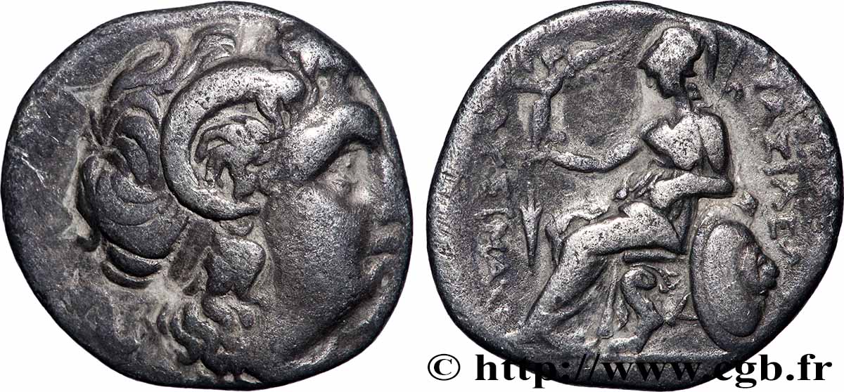 THRACE - ROYAUME DE THRACE - LYSIMAQUE drachme TTB