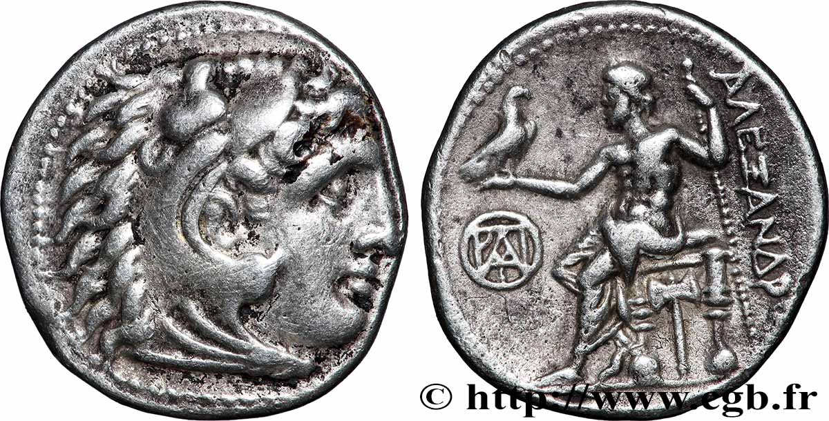 MAKEDONIEN - MAKEDONISCHE KÖNIGE - DEMETRIOS POLIORKETES Drachme SS/fVZ