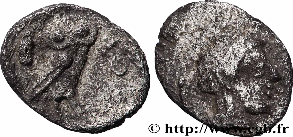 ATTIQUE - ATHÈNES Hemiobole TTB