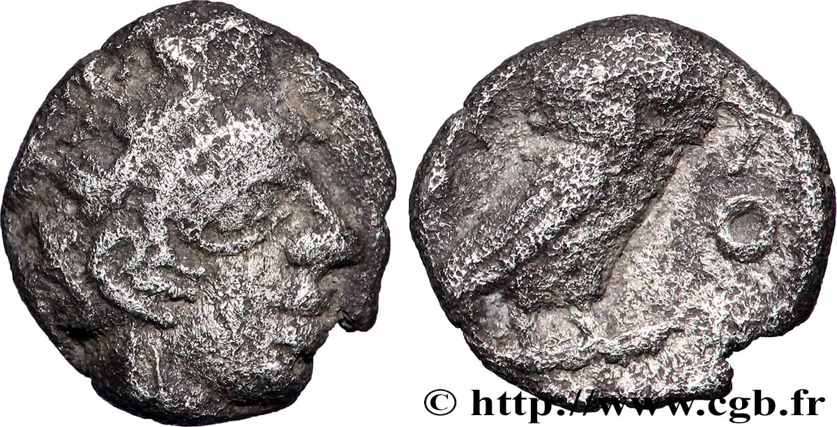 ATTIQUE - ATHÈNES Obole TTB
