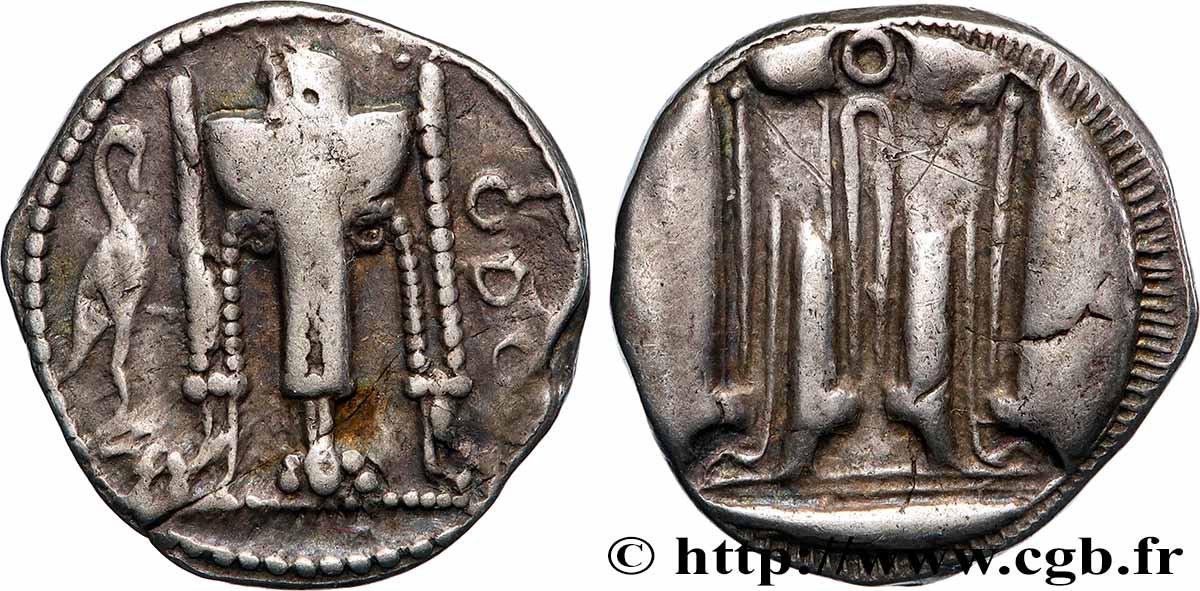 BRUTTIUM - CROTONE Nomos ou statère TTB