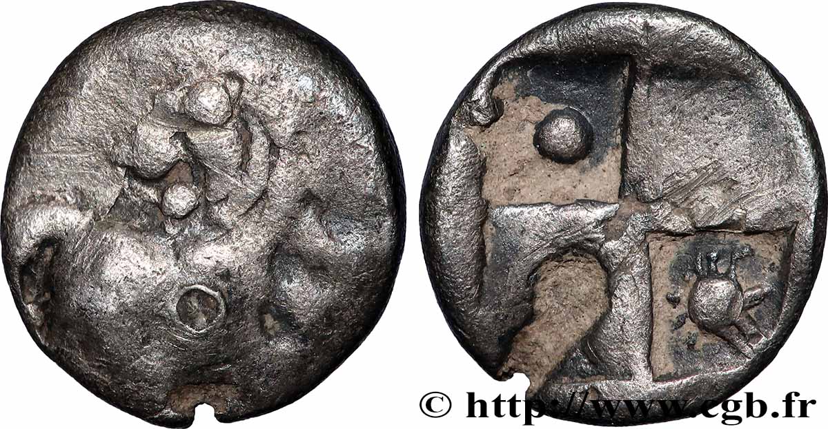 THRACE - CHERCHONÈSE DE THRACE - CHERRONESOS Hemidrachme ou tetrobole TB/TB+
