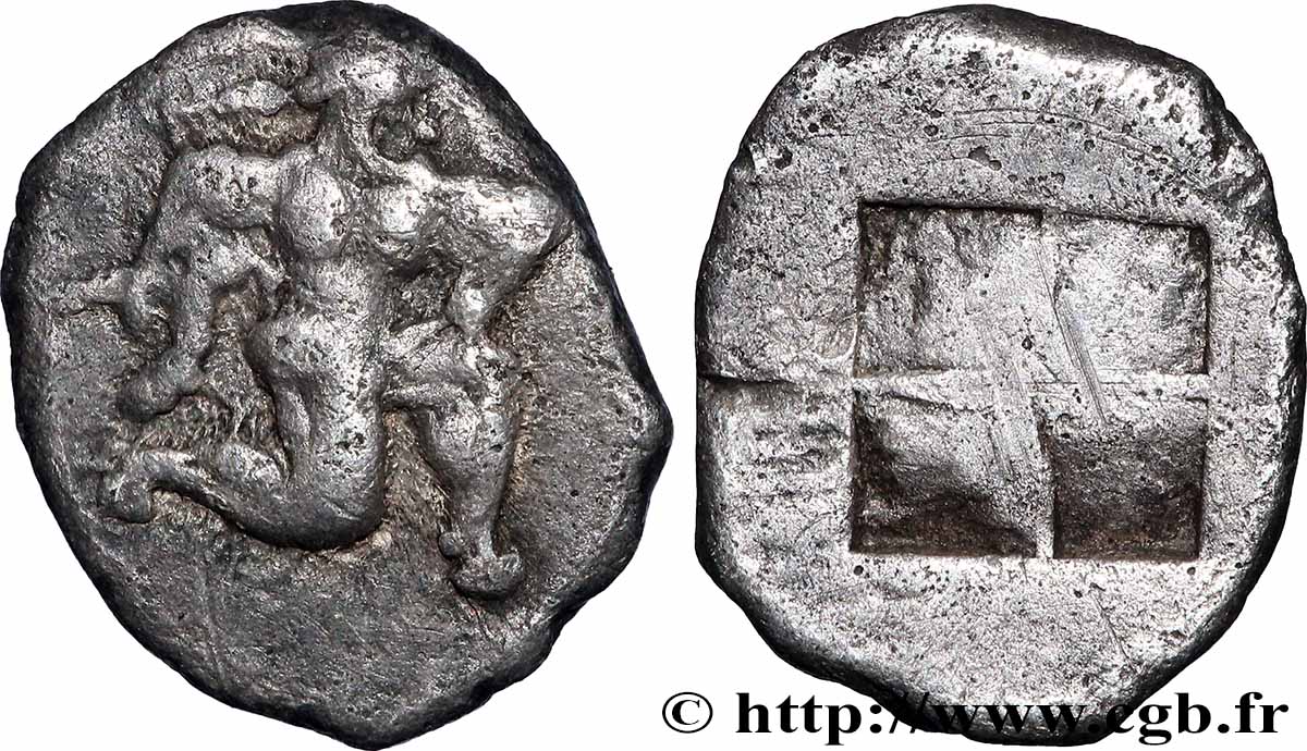 THRAKIEN - THRAKISCHE INSELN - THASOS Dixième de statère ou trihemiobole SS