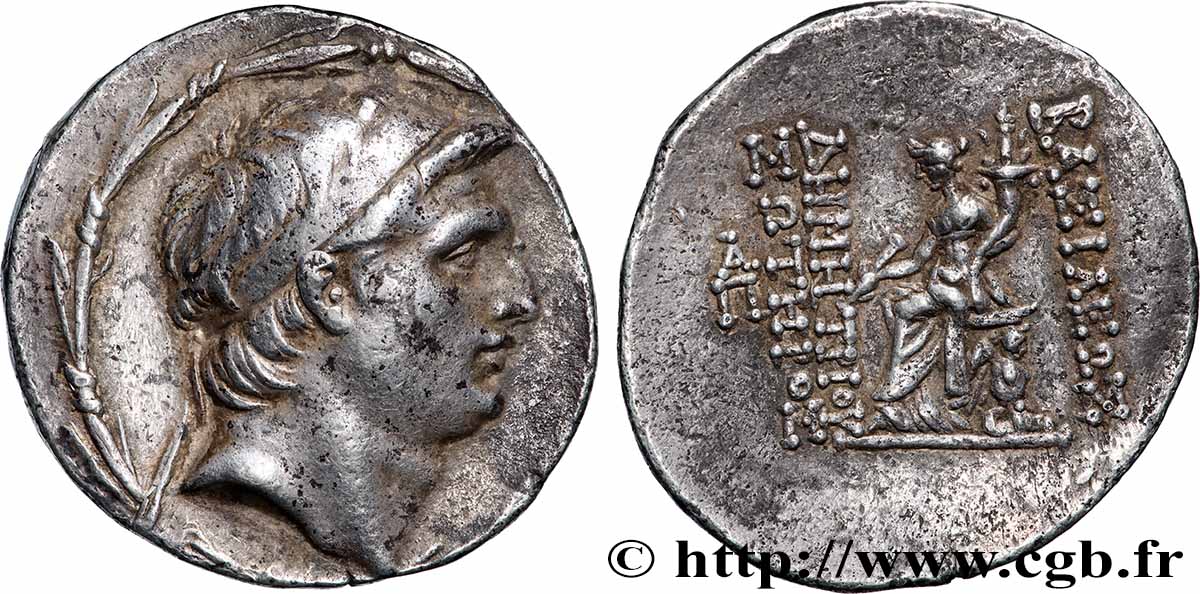 SYRIEN - SELEUKIDISCHES KÖNIGREICH - DEMETRIOS I SOTER Tétradrachme fVZ