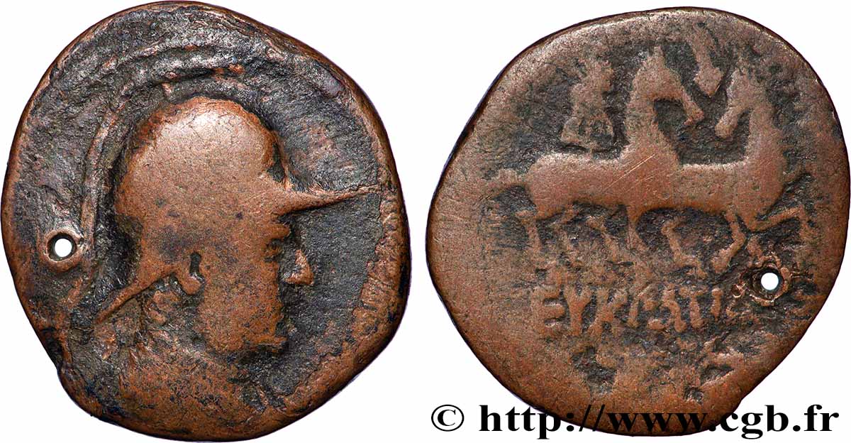 BAKTRIEN - KÖNIGREICH BAKTRIEN - EUKRATIDES I Unité fSS