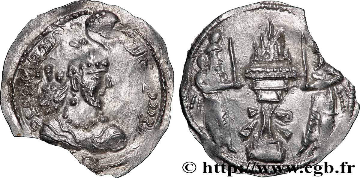 SASSANIDES - ROYAUME SASSANIDE - YAZDGARD Ier Drachme TTB+