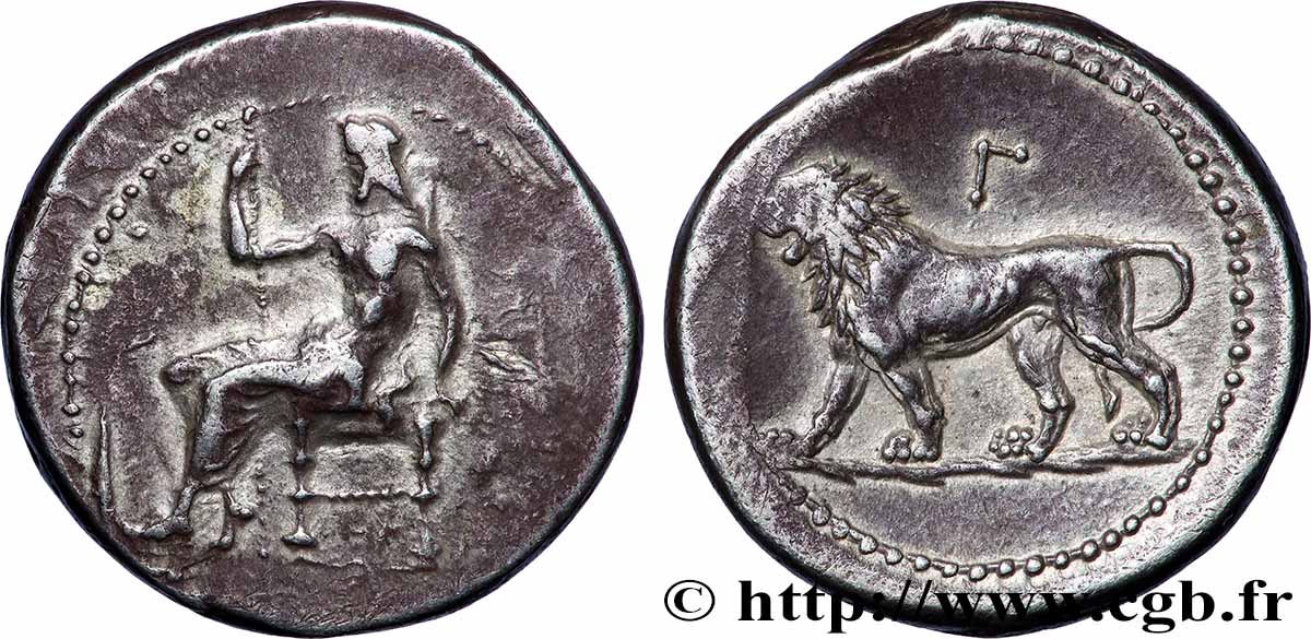 BABILONIA - BABILONIA Tétradrachme MBC/MBC+