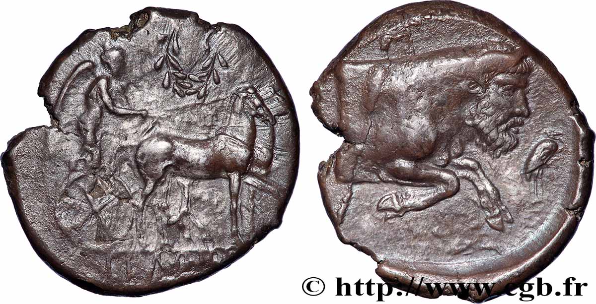 SIZILIEN - GELA Tétradrachme fSS/SS