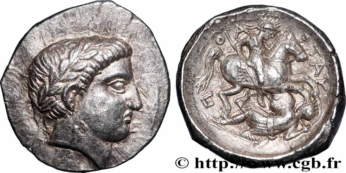 PAIONIEN - KÖNIGREICH PAIONIEN - PATRAOS Tétradrachme VZ/fVZ