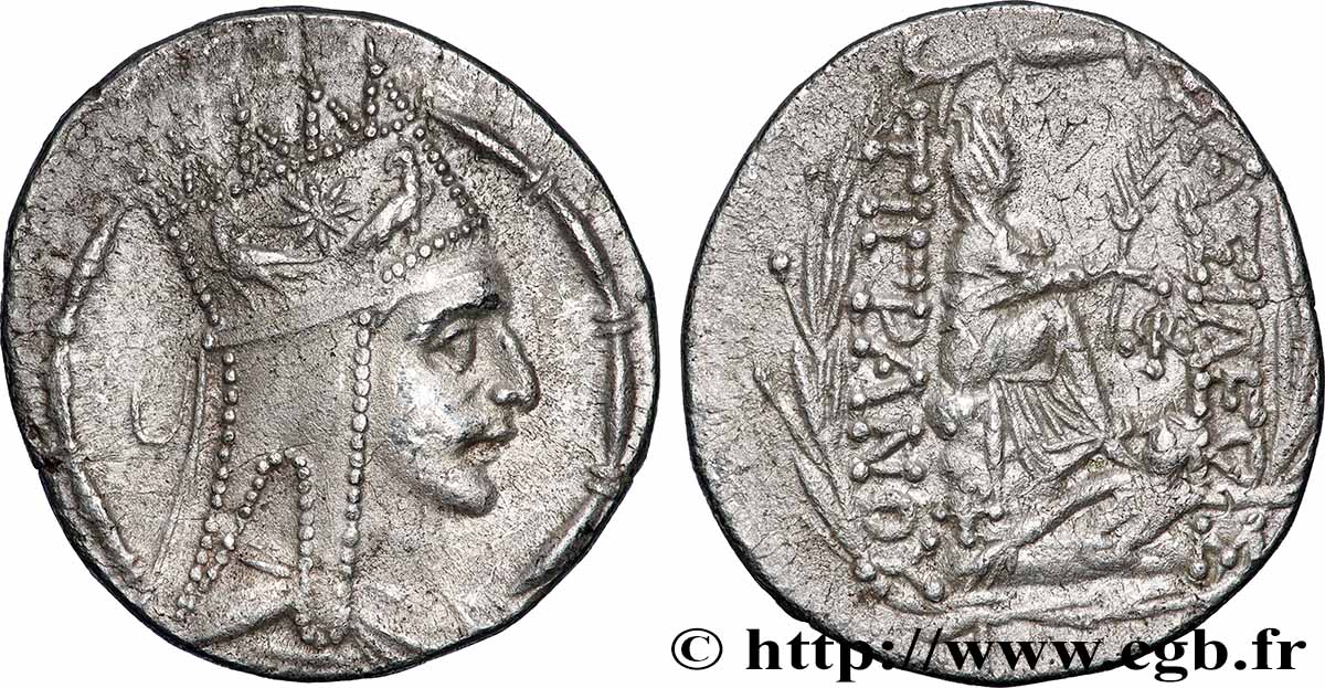 SYRIA - SELEUKID KINGDOM - TIGRANES Tétradrachme AU/XF