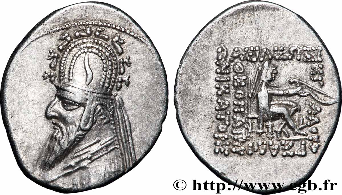 PARTHIE - ROYAUME PARTHE - SINATRUCES Drachme SUP