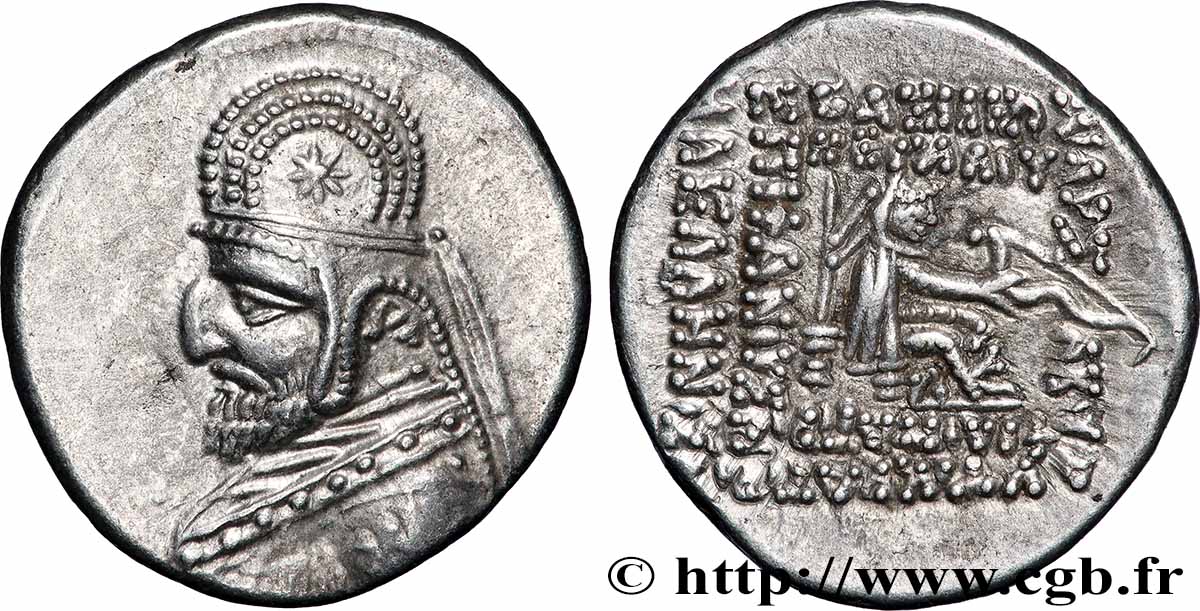 PARTIA - REGNO DI PARTIA - ORODO I Drachme SPL