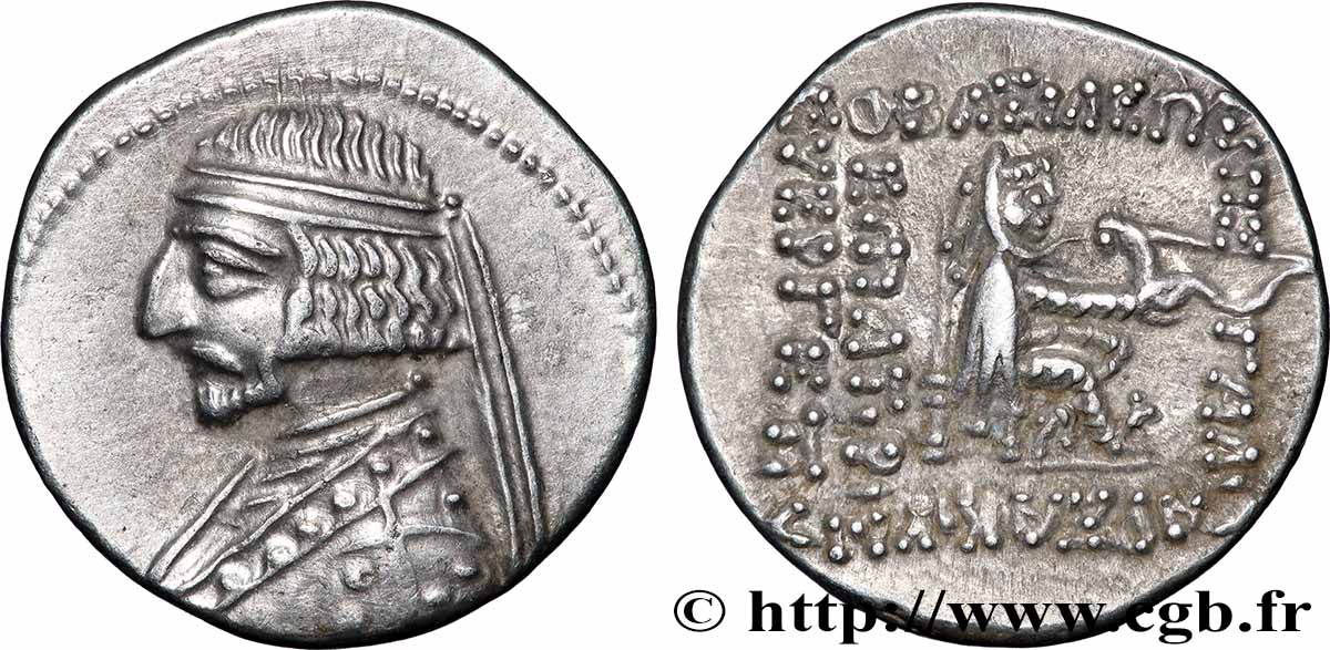PARTIA - REGNO DI PARTIA - ORODO II Drachme SPL