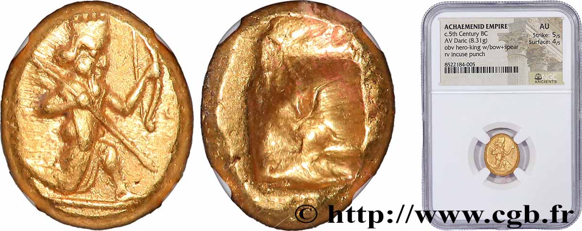 PERSE - ROYAUME ACHÉMÉNIDE  Darique d&nbsp;or SUP
