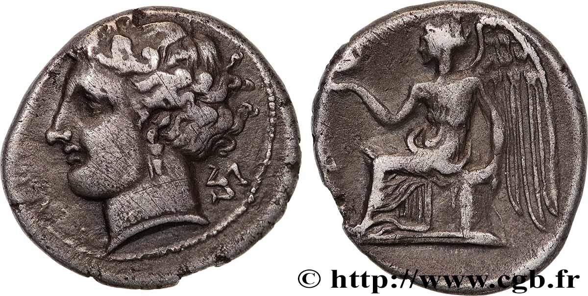 BRUTTIUM - TÉRINA Drachme TTB+/TTB