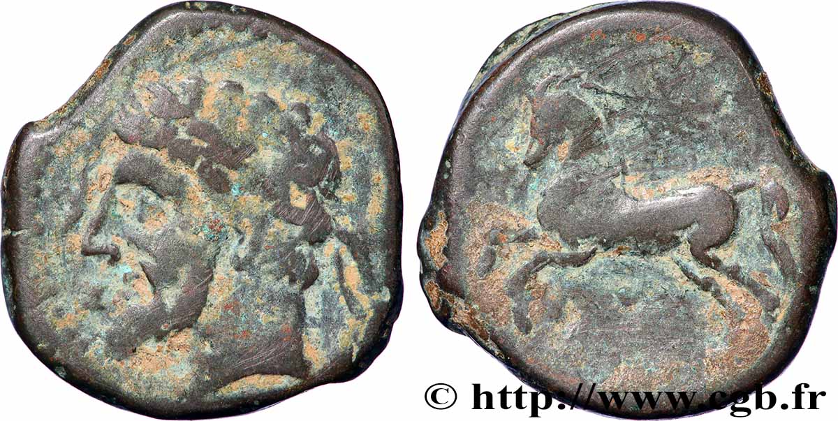NUMIDIA - KINGDOM OF NUMIDIA - MASSINISSA or MICIPSA Unité VF
