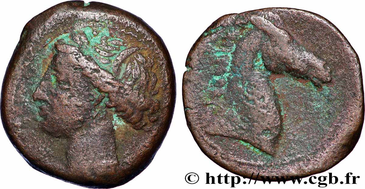 ZEUGITANIA - CARTHAGE Shekel VF