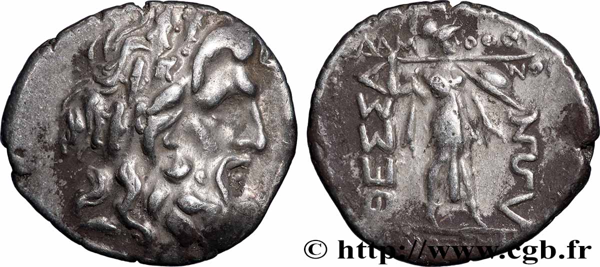 THESSALIA - THESSALIAN LEAGUE Drachme ou double victoriat AU