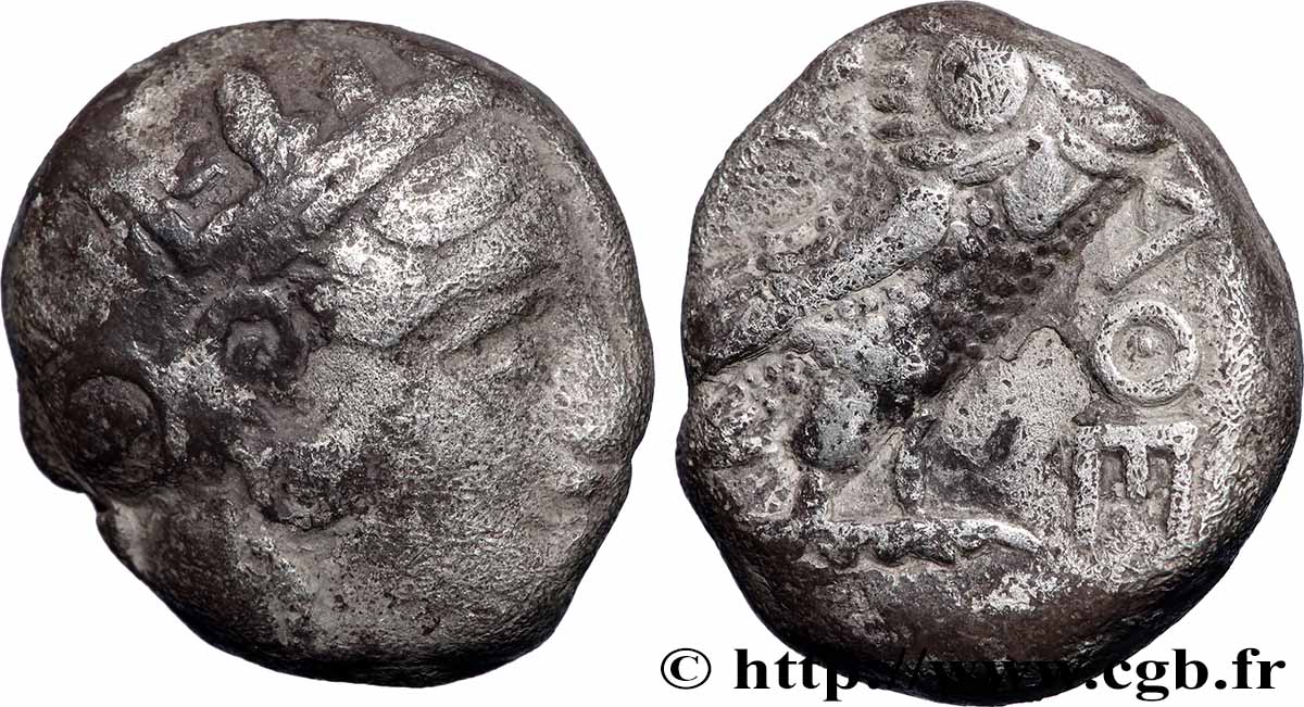 ATTICA - ATHENA Tétradrachme q.BB