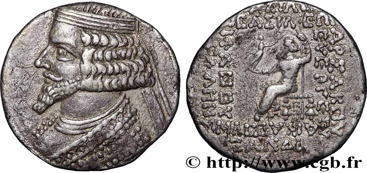PARTHIA - PARTHIAN KINGDOM - ORODES II Tétradrachme AU/XF