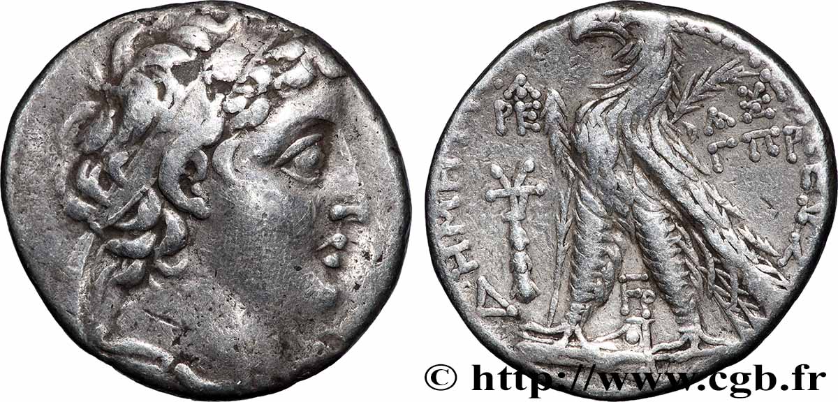 SIRIA - REGNO DI SIRIA - DEMETRIO II NICATOR Tétradrachme BB