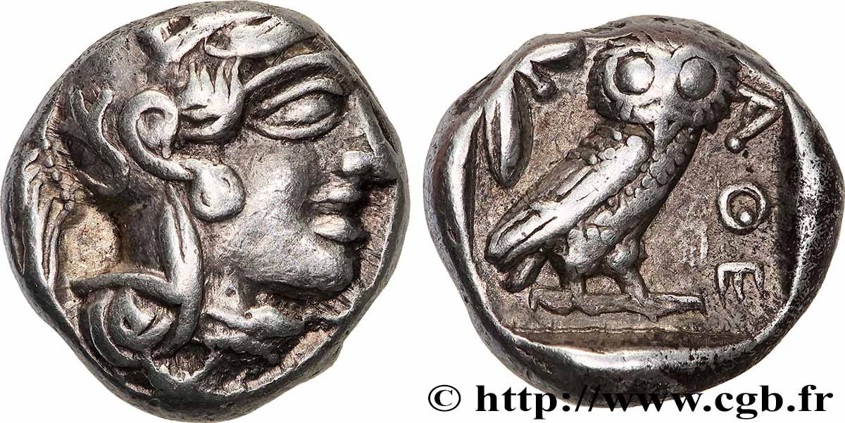 ATTIQUE - ATHÈNES Drachme SUP/TTB+