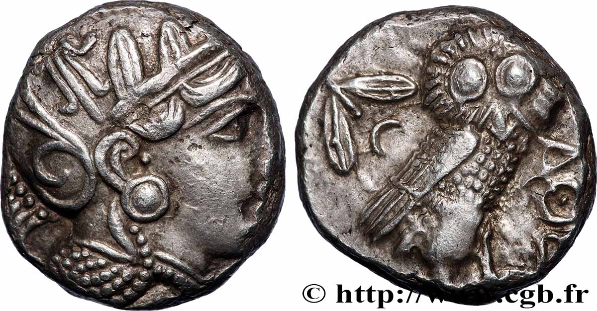 ATTICA - ATHENA Tétradrachme q.SPL/SPL