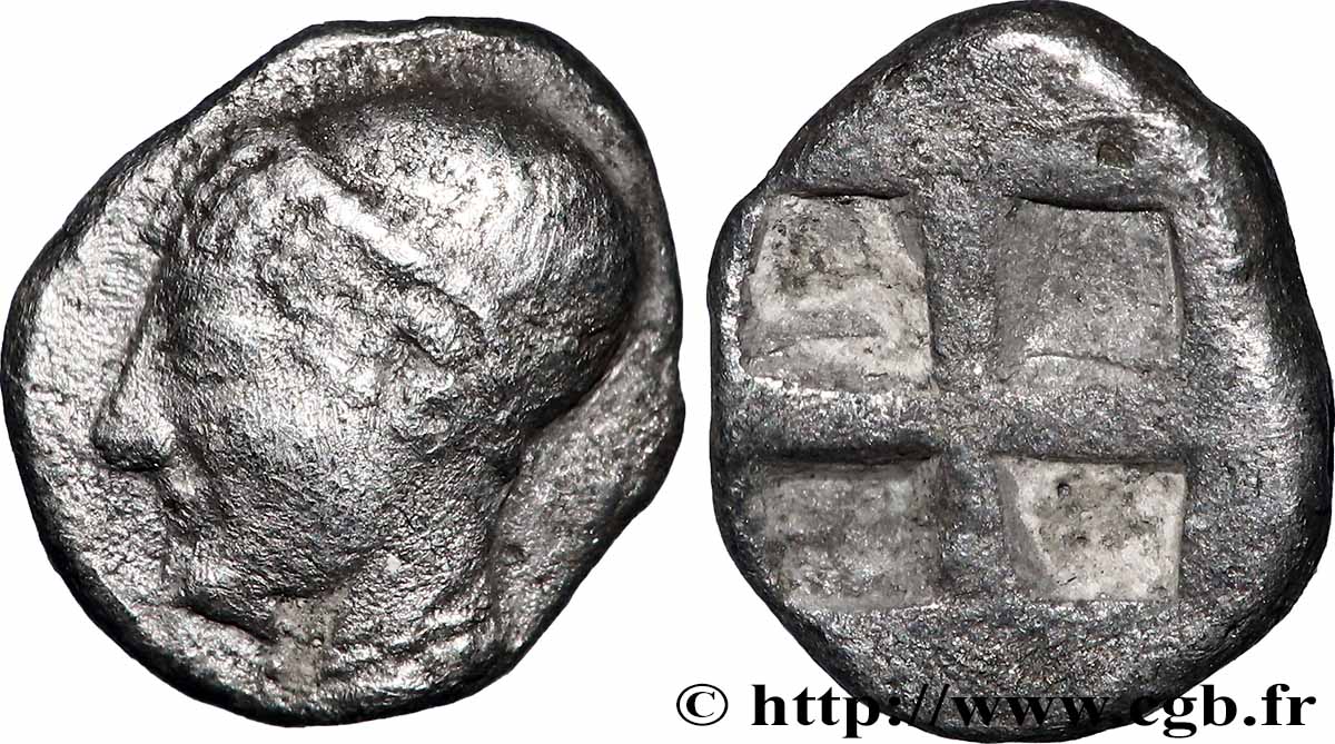MASSALIA - MARSEILLE Trihémiobole ou 1 1/4 litra “type de Smyrne” TTB+