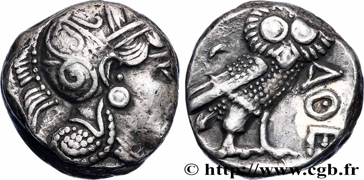 ATTICA - ATHENS Tétradrachme AU