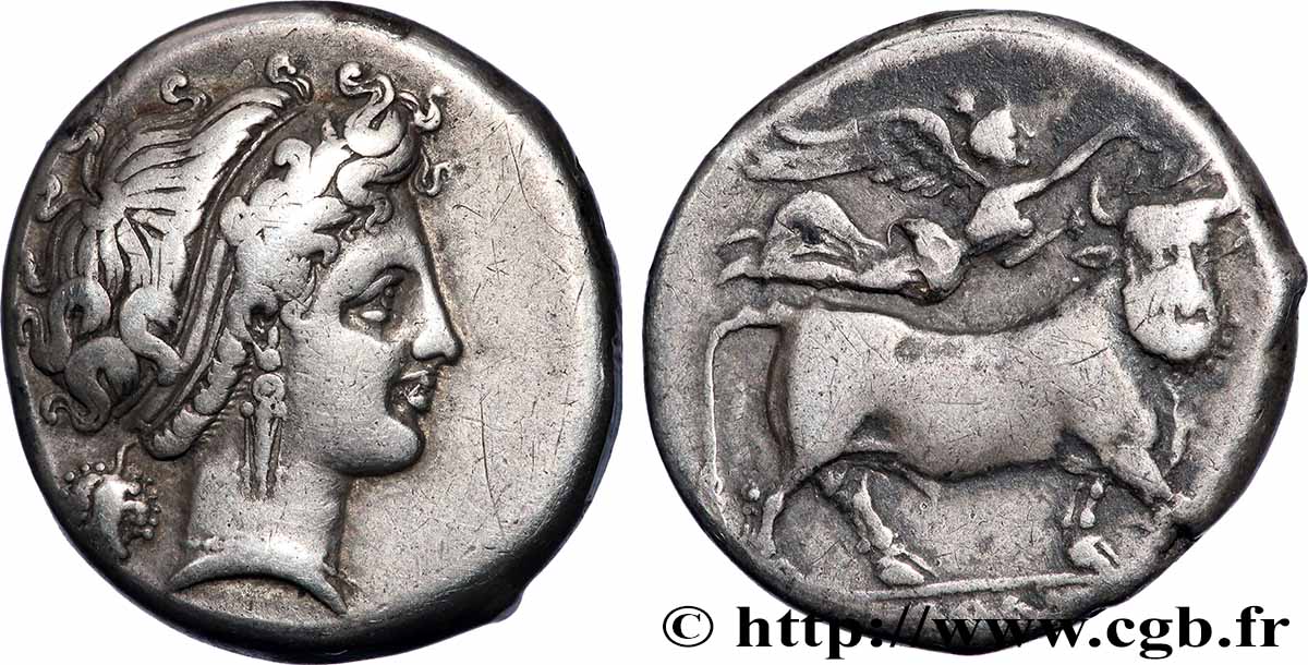 CAMPANIA - NEAPOLIS Nomos, statère ou didrachme q.SPL/BB
